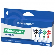 ������� ��������� ��� ����� ����� ����� 4 ��., 4 �����, CENTROPEN "Dry-Wipe", 8569/4, 1-4,5 ��, 585690401, 3��.#S