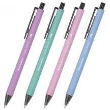 ����� ��������� �������������� BRAUBERG "VIVID PASTEL", ������ soft-touch, �����, ������� ���� 0,7 ��, ����� ������ 0,35 ��, 144404, 24��.#S