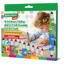 ���������� ������������ ������� ��� ������� ��������������� 12 ���� / 24 �����, BRAUBERG KIDS, 152626, 3��.#S