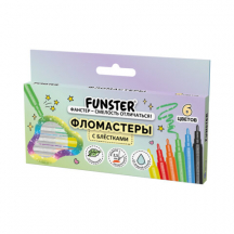 ���������� � ��������� FUNSTER (�������) "GLITTER" 6 ������, ������������ ����������, 152628, 4��.#S
