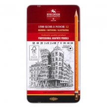 ��������� �������������� KOH-I-NOOR, ����� 12 ��., "Art" 6B-6H, ��� �������, ������������� �������, 1582012001PL#S