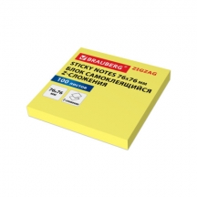 ���� ������������� (�������) Z-��������, BRAUBERG ZigZag, 76�76 ��, 100 �., ������, ��� ����������, 116681, 24��.#S