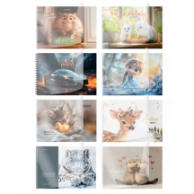 ������ ��� ���������, ����������� �������, �4, 40 �., �������, BRAUBERG, 210�297 ��, �������-1 (8 �����), 107682, 16��.#S