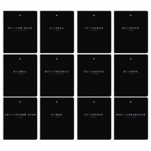 ������� ����������, �������� 12 ���������, 48 �., Soft-Touch, 3D-������, BRAUBERG, "BLACK GOLD", 405602, 2��.#S