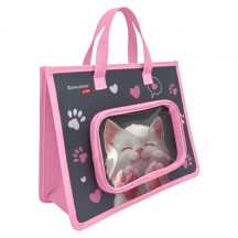 ����� �� ������ � ������� BRAUBERG KIDS �4, 1 ���������, �������������� �������, �������, "Purr cat", 274527, 3��.#S