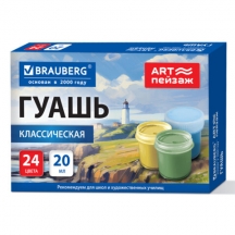 ����� ��� ���� � �������������� ������ BRAUBERG "ART ������", 24 ����� �� 20 ��, 192820, 3��.#S