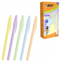 ����� ��������� BIC "Cristal Pastel", �����, ������ �������, ���� 1,0 ��, ����� 0,32 ��, 302550, 20��.#S