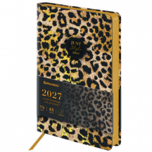 ���������� ������������ 2027, �5, 138x213 ��, BRAUBERG "Vista", ��� ����, ������, "Leopard", 117989, 3��.#S