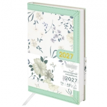 ���������� ������������ 2027, �5, 138x213 ��, BRAUBERG "Vista Evoke", ��� ����, �������, "Green pattern", 117979, 2��.#S
